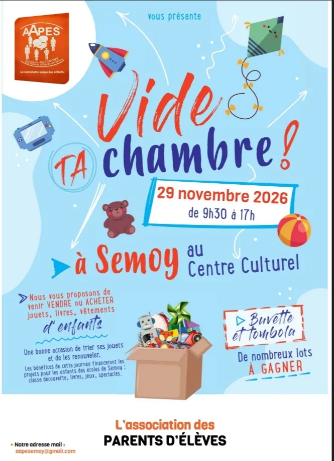 Illustration de l'événement : Vide ta chambre de Semoy