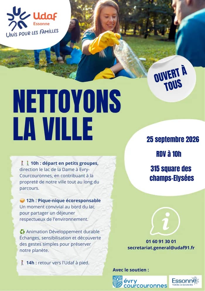 Illustration de l'événement : Nettoyons la ville