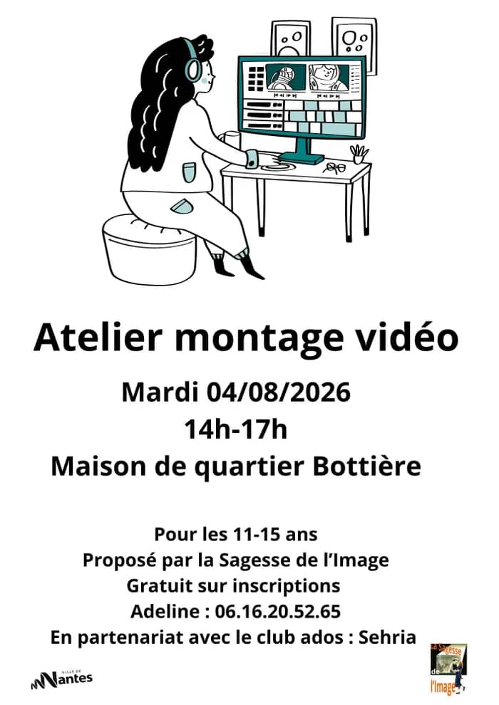 Illustration de l'événement : Stage Atelier Montage Vidéo