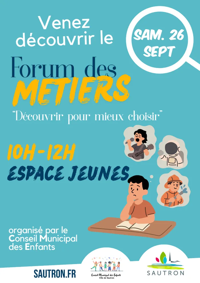 Illustration de l'événement : « Que veux-tu faire plus tard ? » : les enfants du CME répondent avec un forum des métiers !