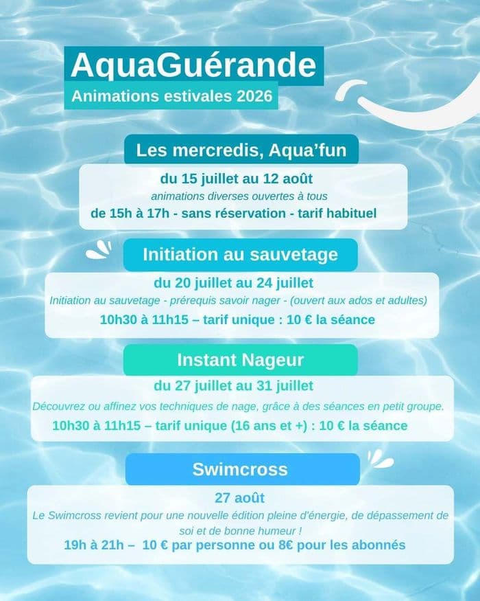 Illustration de l'événement : Les mercredis, Aqua'fun