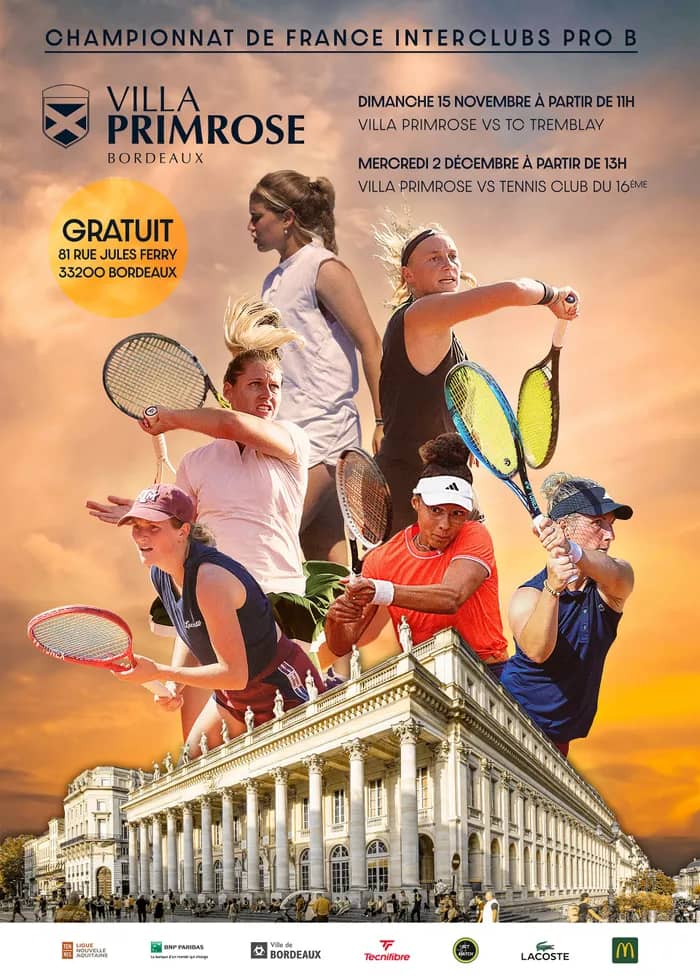 Illustration de l'événement : Championnat de France Interclubs PRO B Féminin 2027 - Villa Primrose