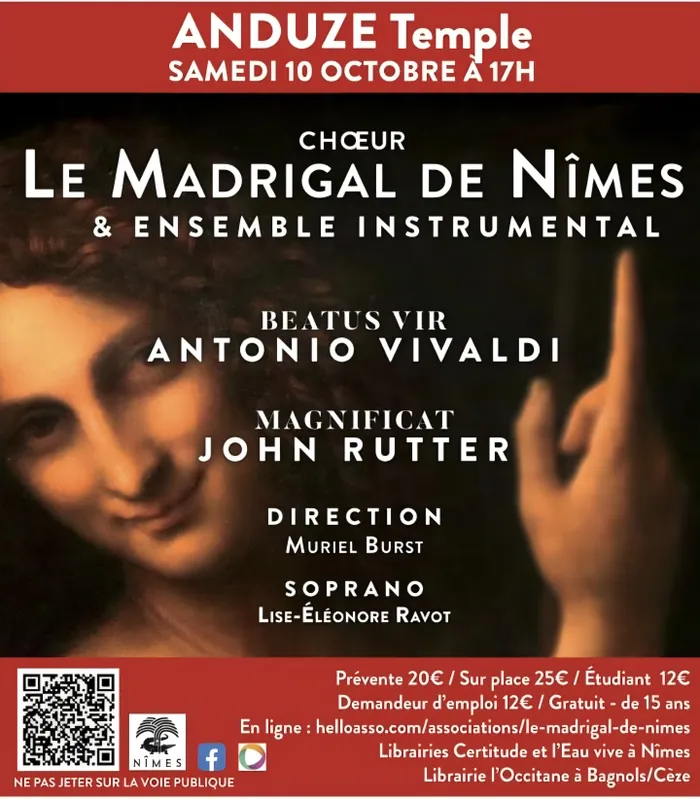 Illustration de l'événement : Concert de l'ensemble vocal "Le Madrigal de Nîmes"