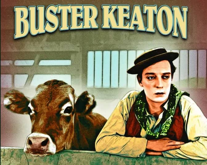 Illustration de l'événement : Ciné-concert sur le film GO WEST (Ma vache et moi) de Buster Keaton