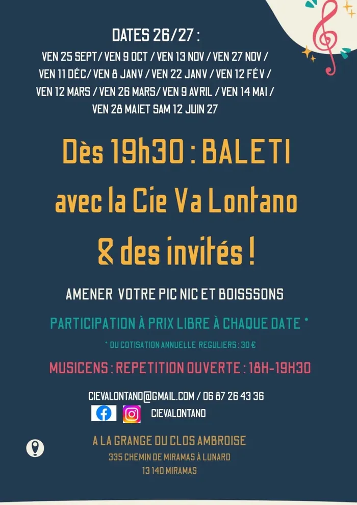 Illustration de l'événement : Baleti à la Grange