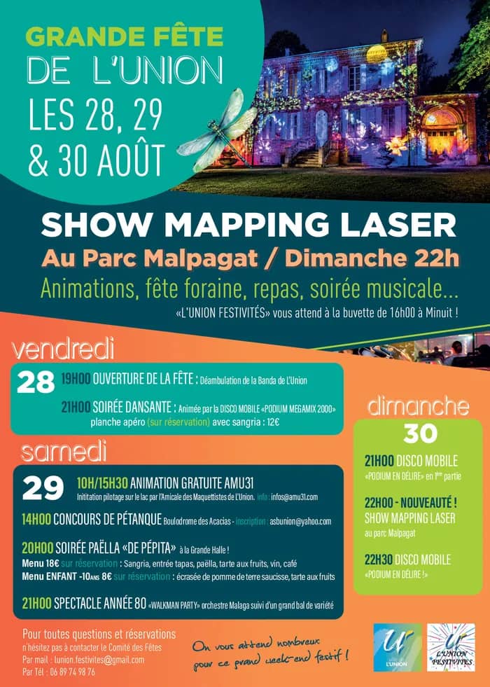 Illustration de l'événement : Fête de L’Union - Du 28 au 30 août