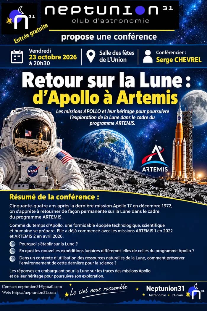 Illustration de l'événement : Conférence de Serge Chevrel - Vendredi 23 octobre