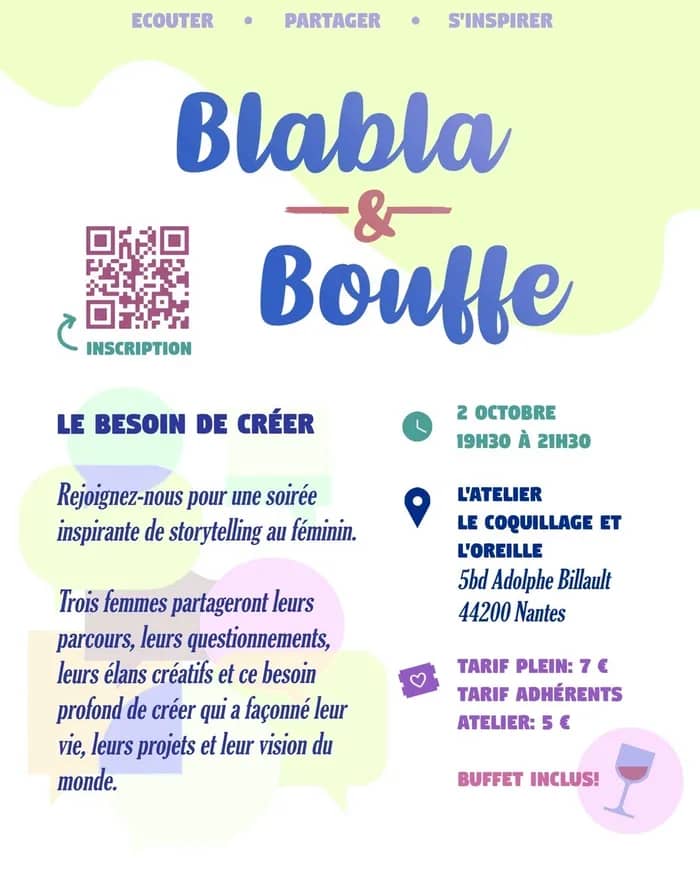 Illustration de l'événement : Bla-bla & bouffe