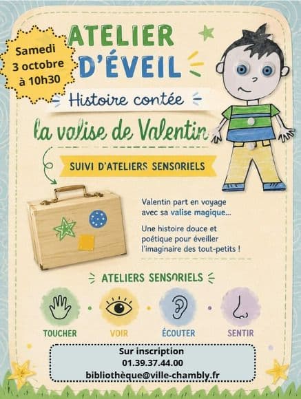 Illustration de l'événement : Atelier d'éveil