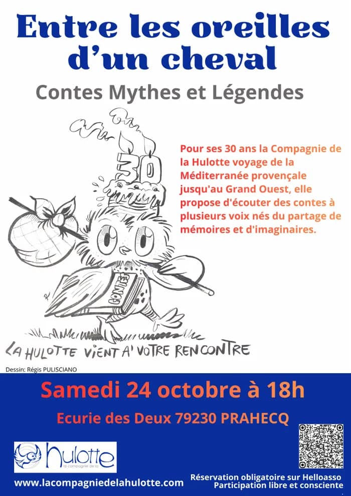 Illustration de l'événement : La Caravane des Contes de la Hulotte. Entre les Oreilles d'un Cheval