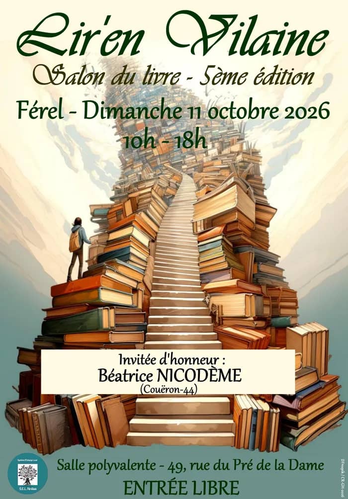 Illustration de l'événement : Lir'en Vilaine - Salon du livre de fiction en estuaire de Vilaine