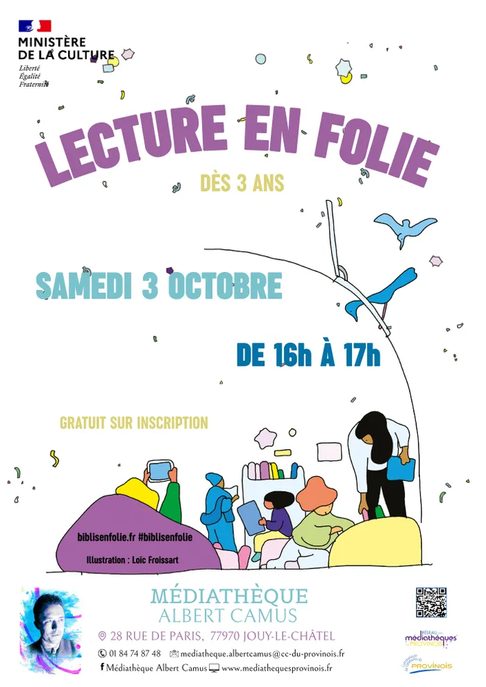 Illustration de l'événement : Lecture en folie