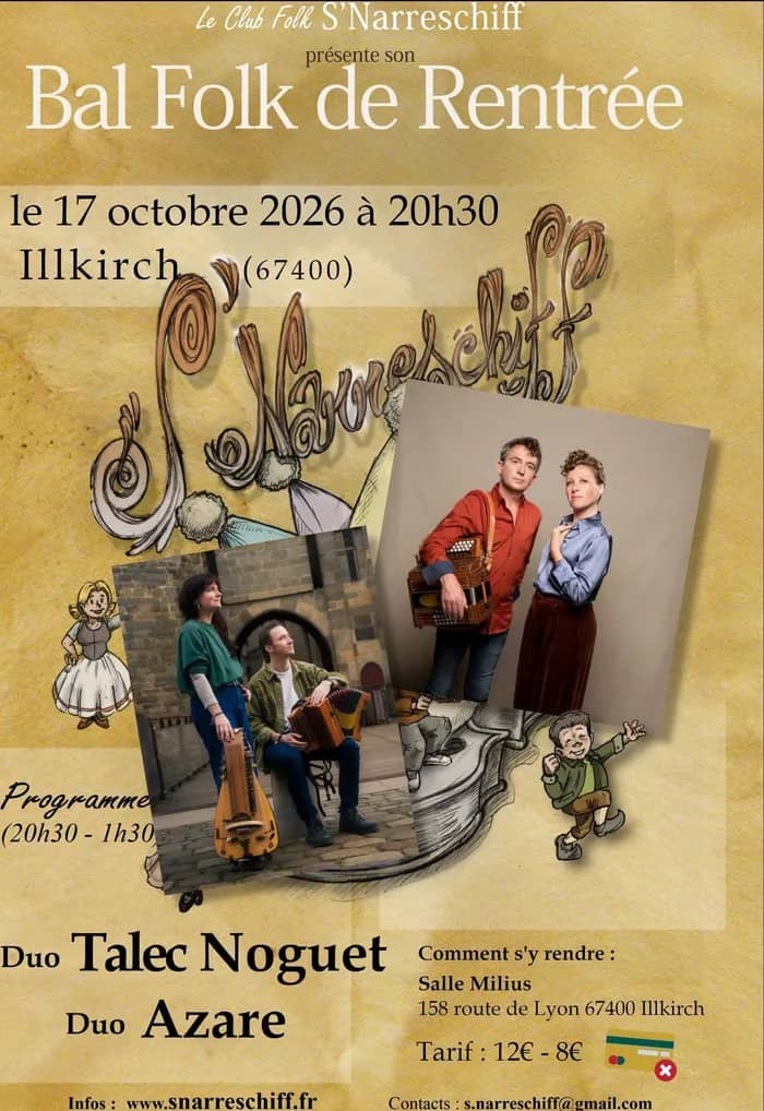 Illustration de l'événement : Duo Azare et Duo Talec-Noguet