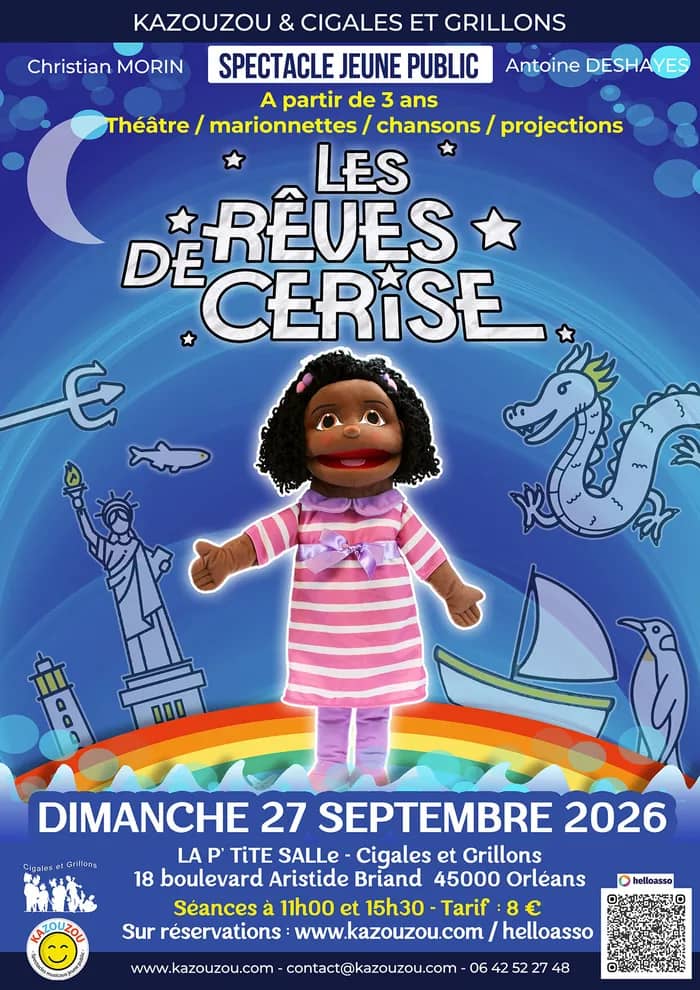 Illustration de l'événement : Spectacle jeune public "Les Rêves de Cerise"