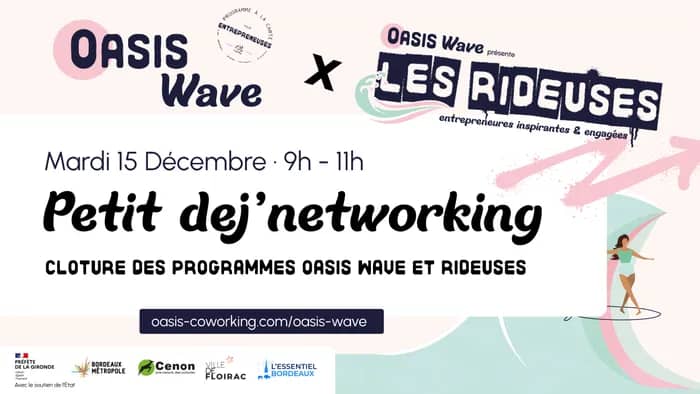 Illustration de l'événement : Petit déj' networking - clôture Wave x Rideuses