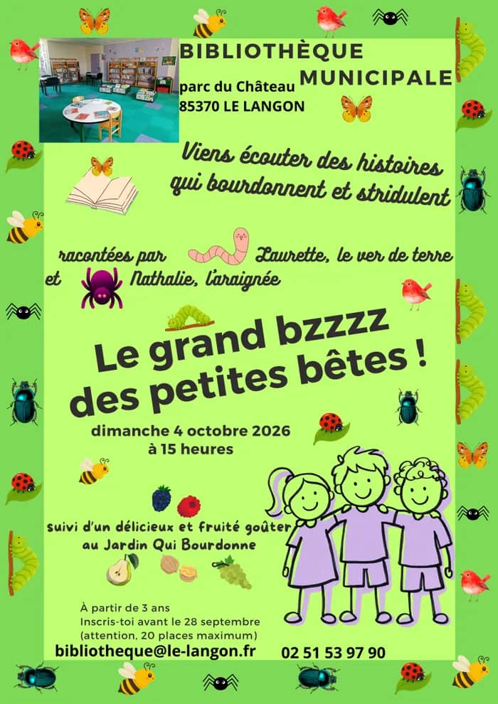 Illustration de l'événement : Le grand bzzzz des petites bêtes !