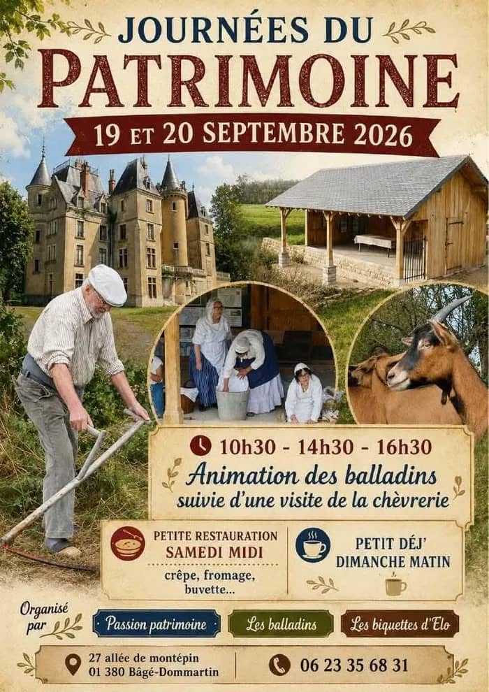 Illustration de l'événement : Animations des Balladins suivie d'une visite de la chèvrerie