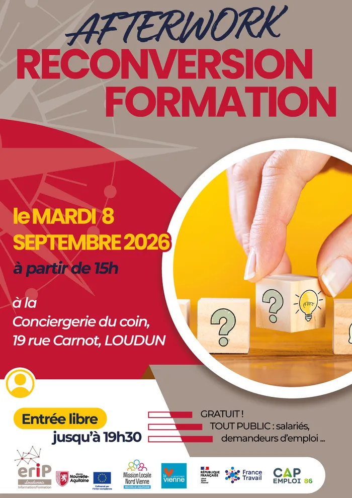 Illustration de l'événement : Afterwork reconversion formation