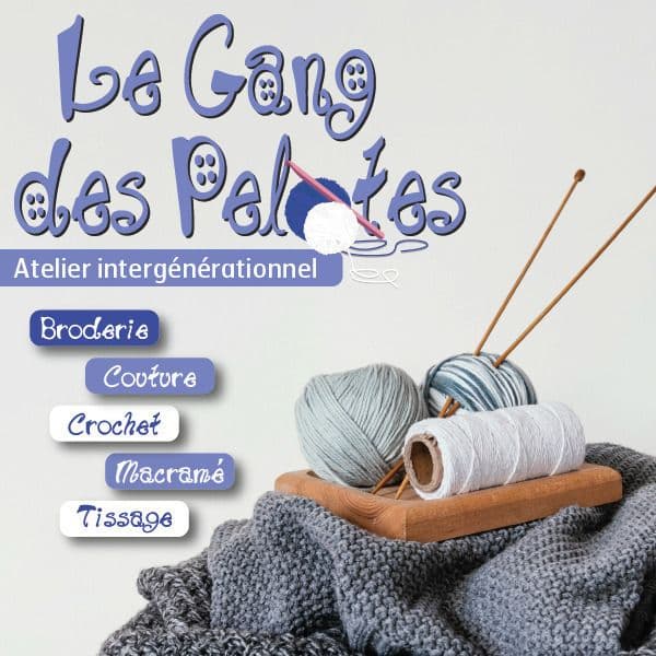 Illustration de l'événement : Le gang des pelotes : atelier intergénérationnel