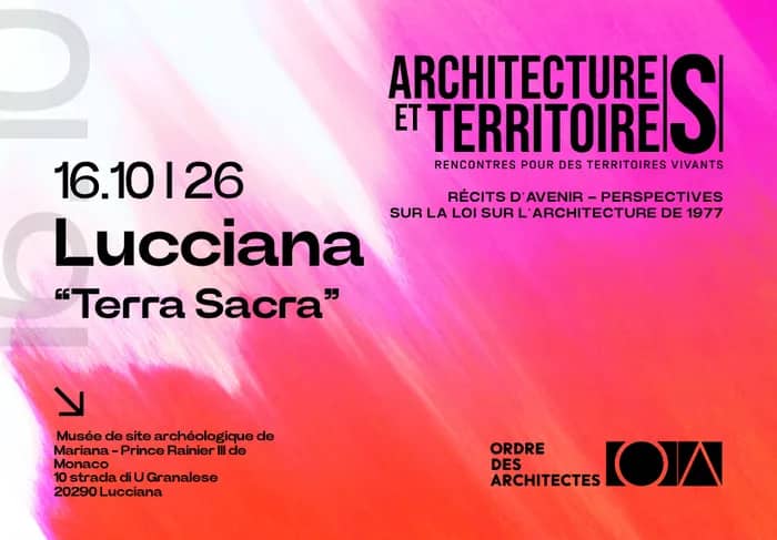 Illustration de l'événement : Architectures et Territoires 2026 "Terra Sacra"