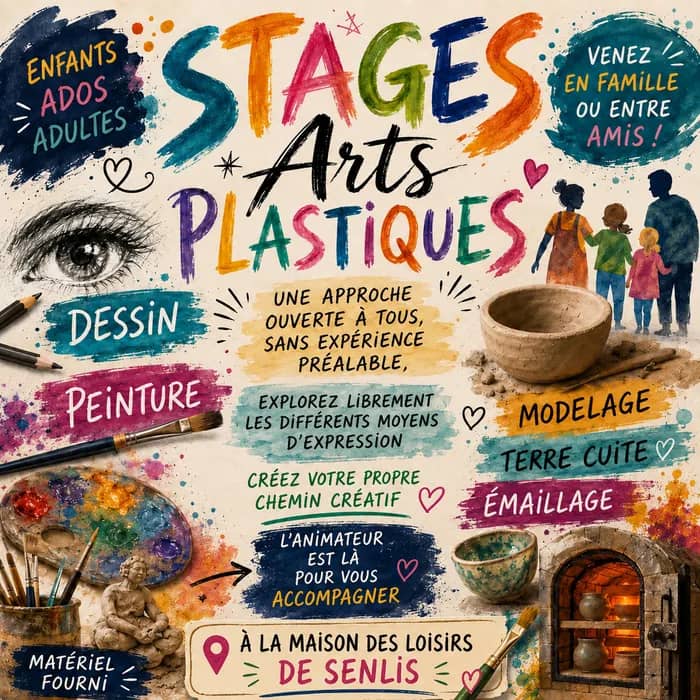Illustration de l'événement : Stages arts plastiques