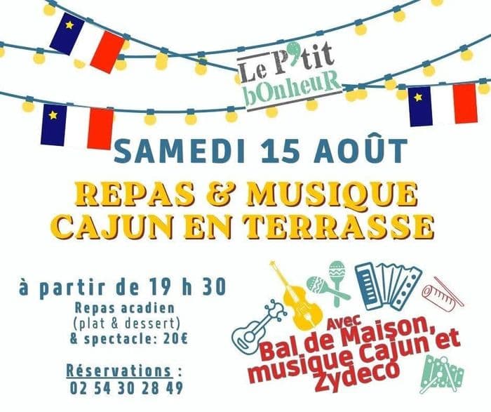 Illustration de l'événement : Soirée cajun - repas & musique avec Bal de Maison
