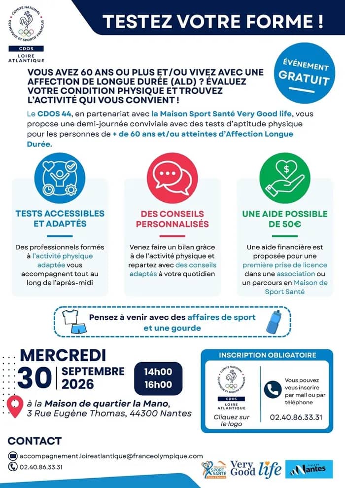 Illustration de l'événement : Sport seniors : testez votre forme !
