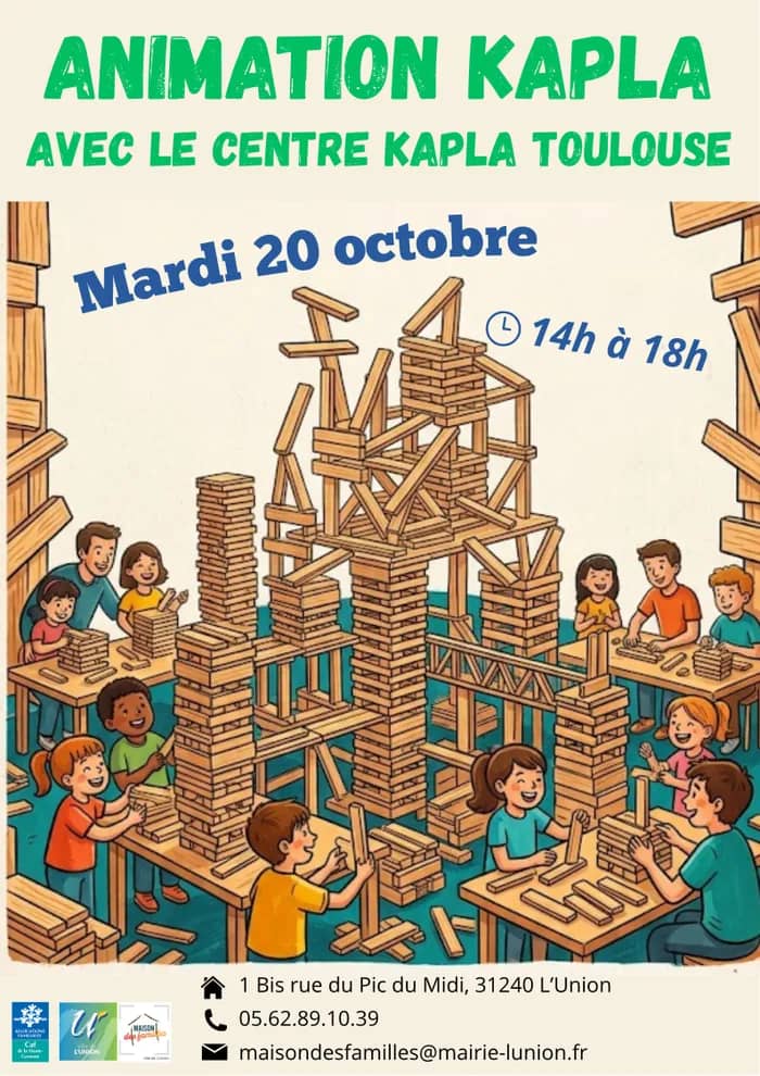 Illustration de l'événement : Animation Kapla - Mardi 20 octobre