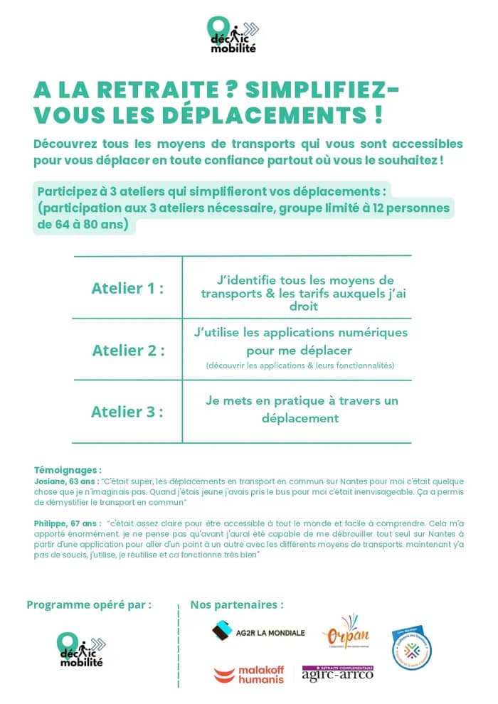 Illustration de l'événement : A la retraite ? Simplifiez-vous les déplacements