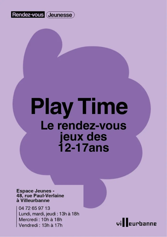 Illustration de l'événement : Play Time, la soirée jeux des 12-17 ans : Soirée Blind-test