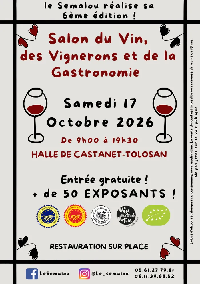 Illustration de l'événement : Salon du vin, des vignerons et de la gastronomie