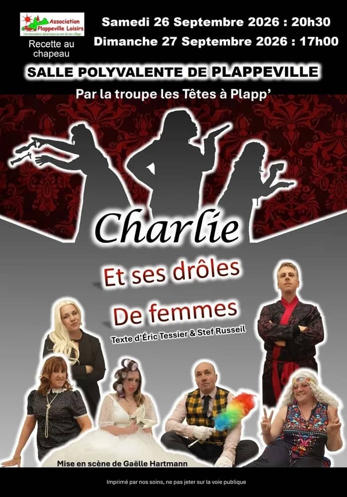 Illustration de l'événement : THÉÂTRE - CHARLIE ET SES DRÔLES DE FEMMES