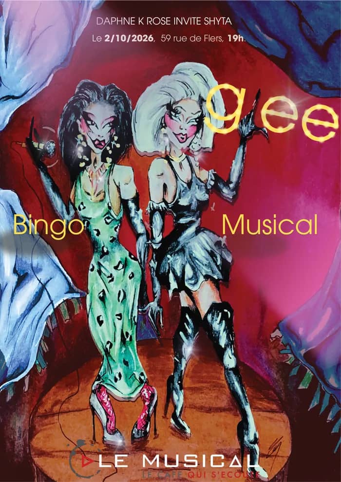 Illustration de l'événement : Drag bingo by Daphnée K Rose et Shyta
