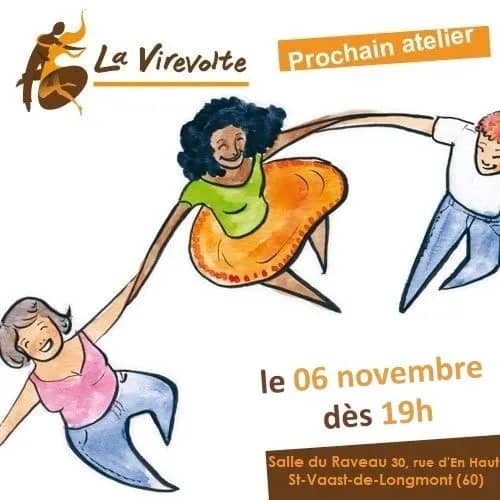 Illustration de l'événement : Atelier de danse et de musique folk de La Virevolte