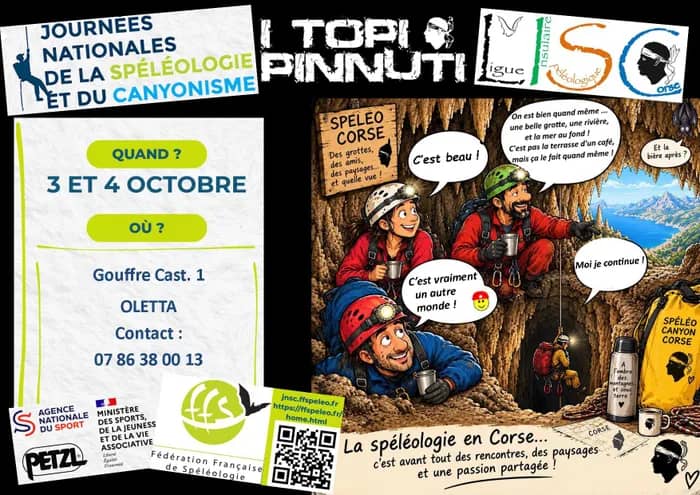 Illustration de l'événement : Journée Nationale de la Spéléologie et du Canyon - Octobre 2026