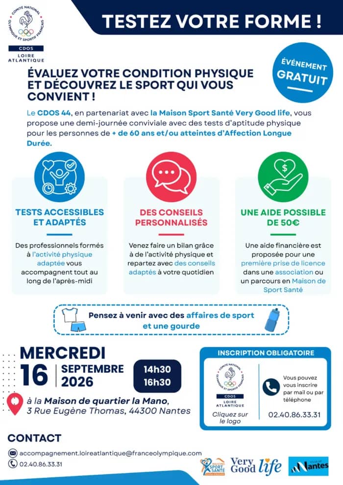 Illustration de l'événement : Sport seniors : testez votre forme !