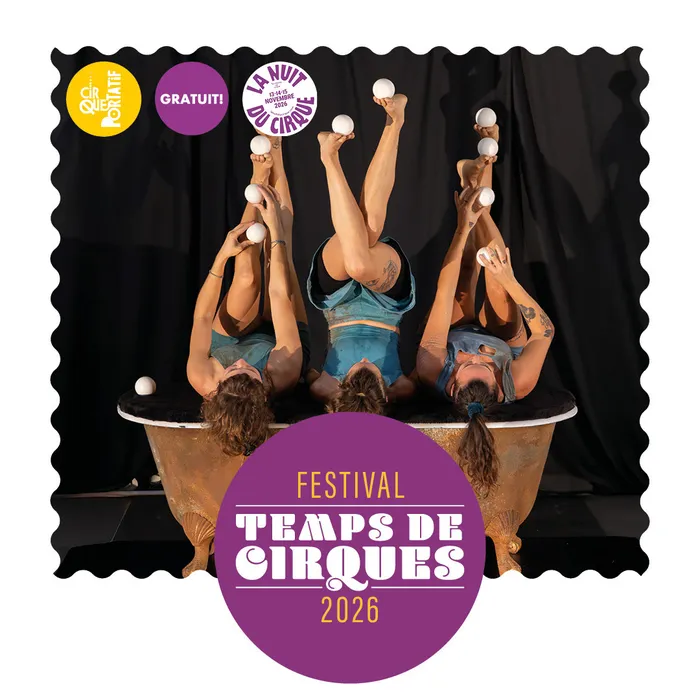 Illustration de l'événement : Festival Temps de Cirques • Spectacle : Attention à ta tête • Le Polpesse