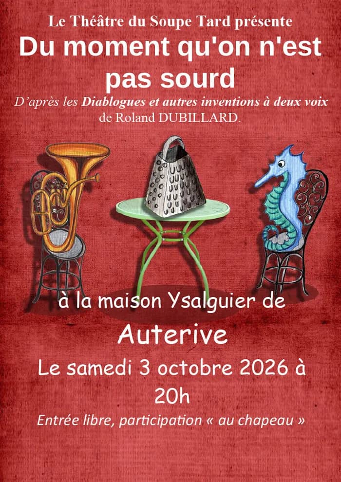 Illustration de l'événement : Théâtre à la Maison Ysalguier - 31190 Auterive