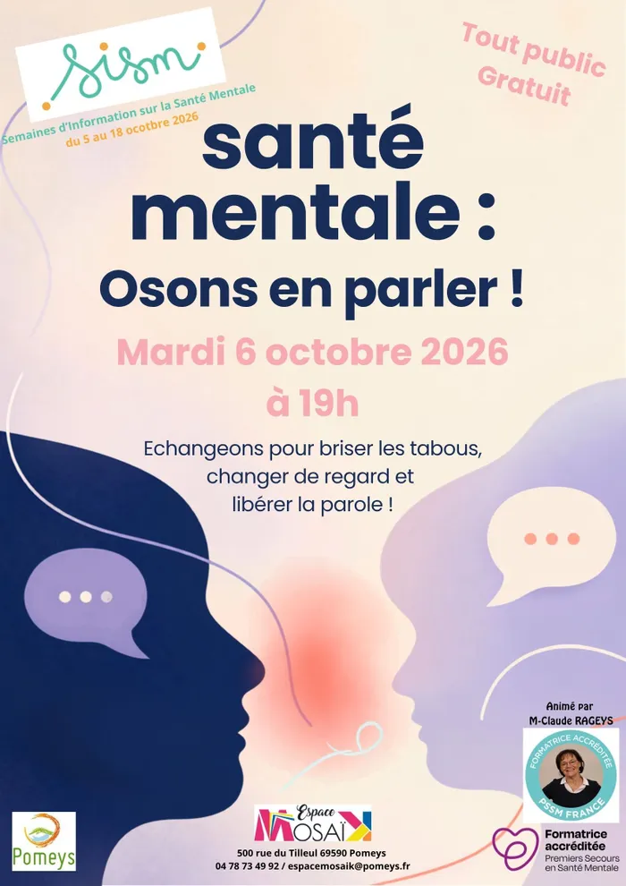 Illustration de l'événement : Echanges autour de la Santé Mentale