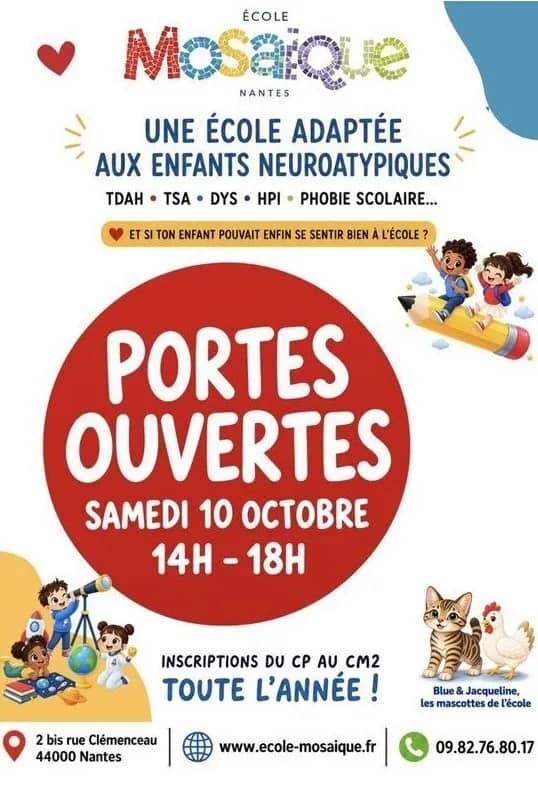 Illustration de l'événement : Portes ouvertes de l’École élémentaire Mosaïque