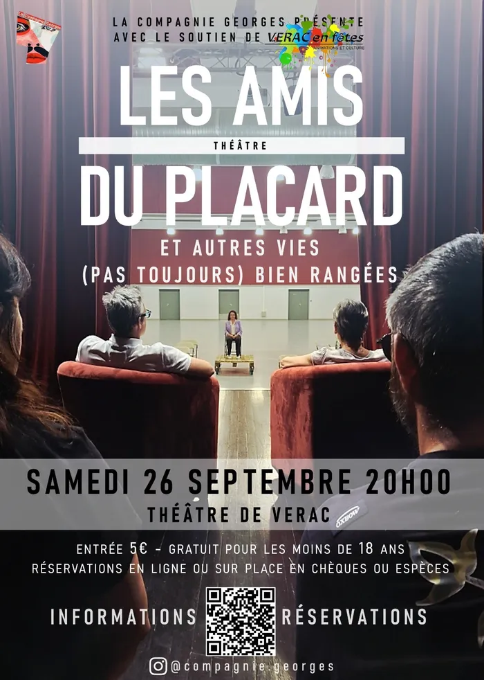 Illustration de l'événement : THEATRE - LES AMIS DU PLACARD par LA COMPAGNIE GEORGES