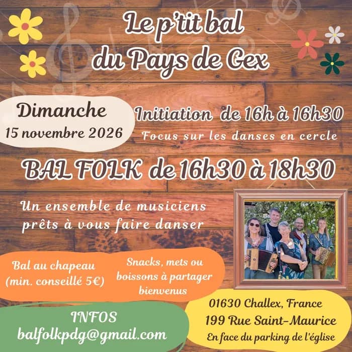 Illustration de l'événement : Le p'tit bal du Pays de Gex
