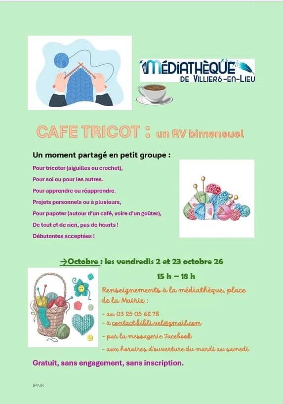 Illustration de l'événement : Café Tricot
