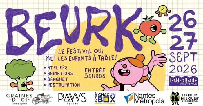 Illustration de l'événement : BEURK, le festival qui met les enfants à table !