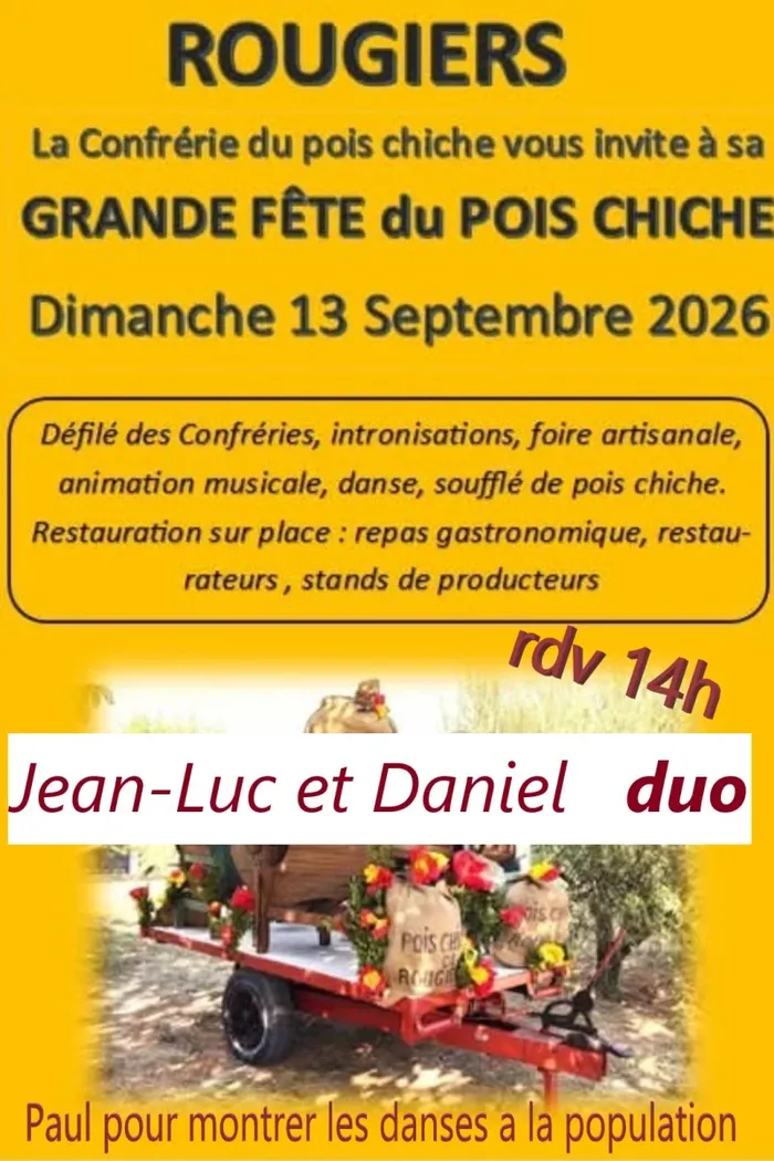 Illustration de l'événement : Fête du pois chiche à Rougiers