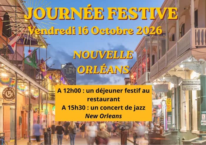 Illustration de l'événement : Journée festive Déjeuner + Concert New Orleans