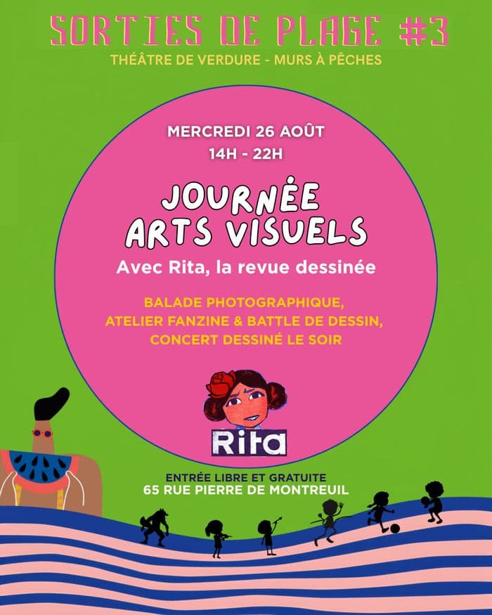Illustration de l'événement : Concert dessinée "Le petit chien qui voulait devenir chaman" avec la revue Rita