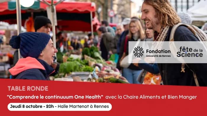 Illustration de l'événement : Table ronde « Comprendre le continuum One Health » avec la Chaire Aliments et Bien Manger #FDS2026