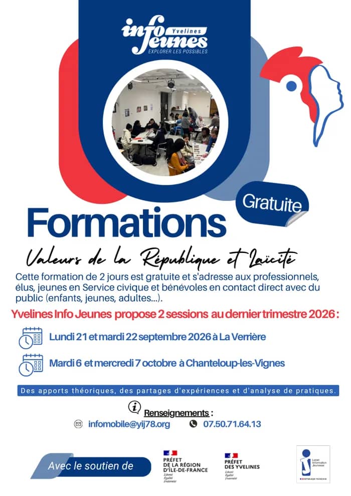 Illustration de l'événement : Formations Valeurs de la République et Laïcité