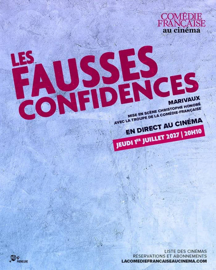 Illustration de l'événement : Comédie Française sur grand écran : Les Fausses confidences, en direct